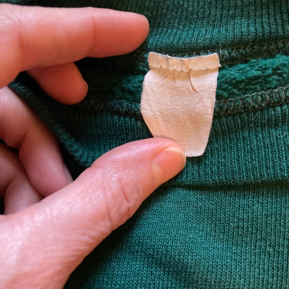 Kelly Green vintage raglan sweatshirt - Picture 4 of 4